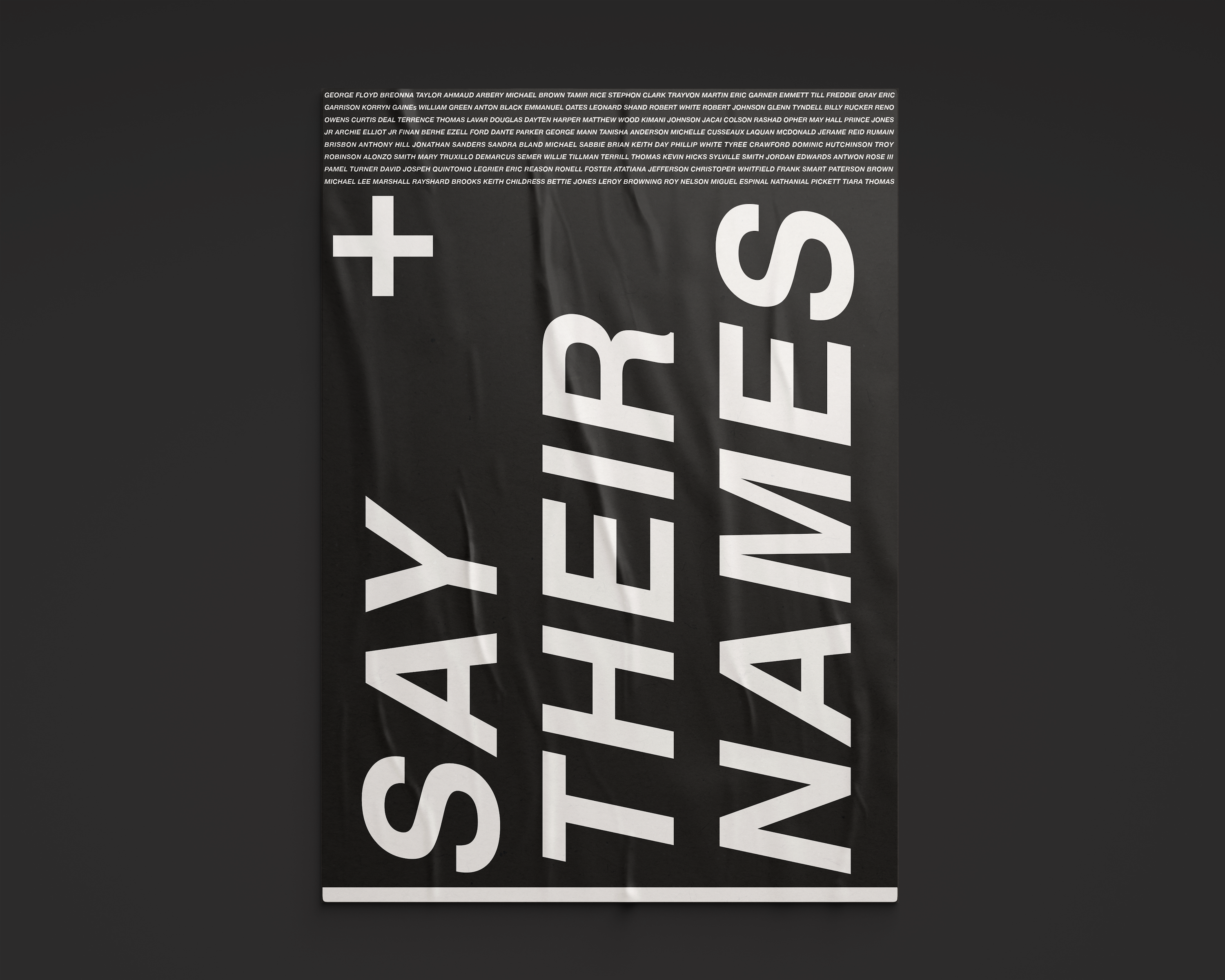 Say Their Names Poster